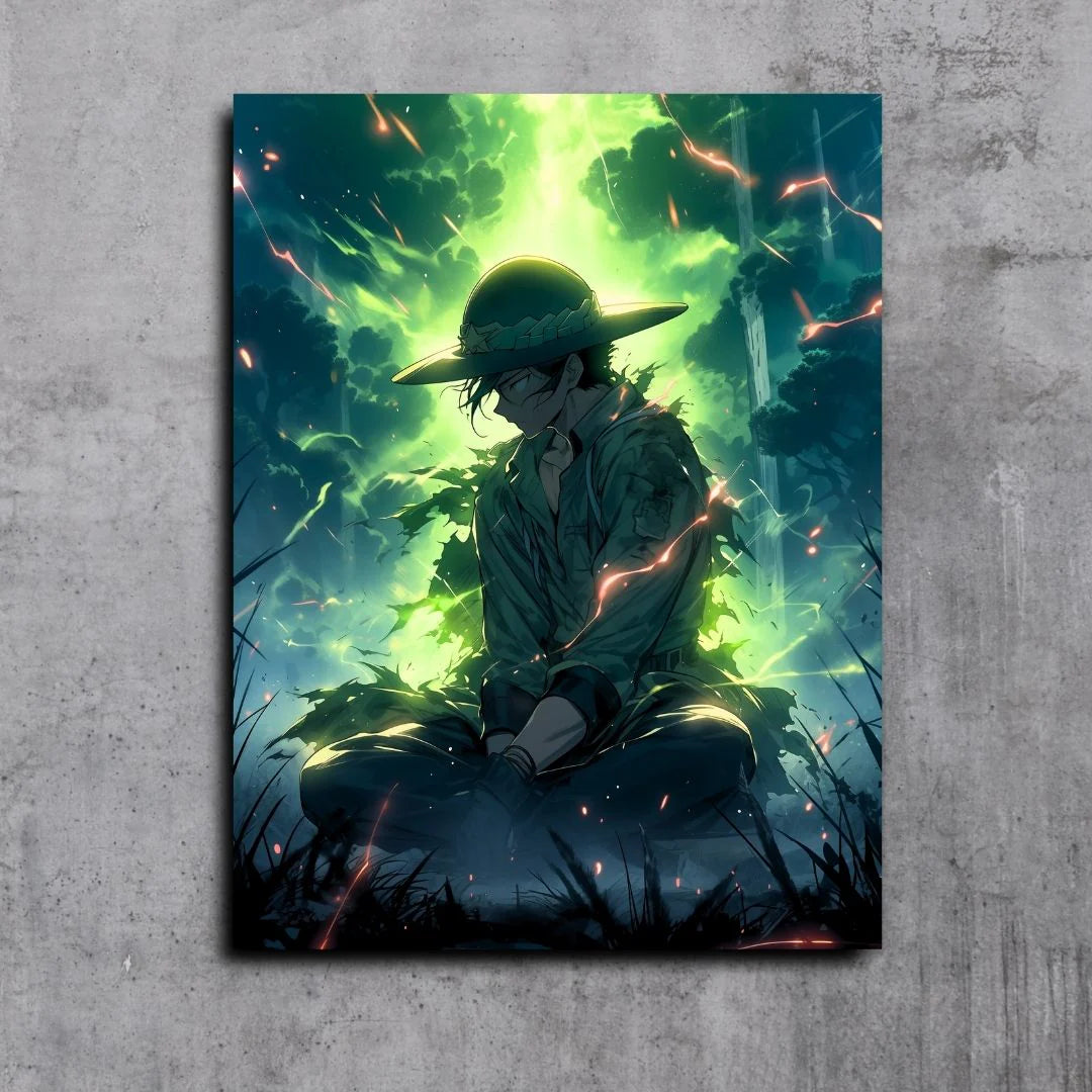 Luffy One Piece - Green Lightning
