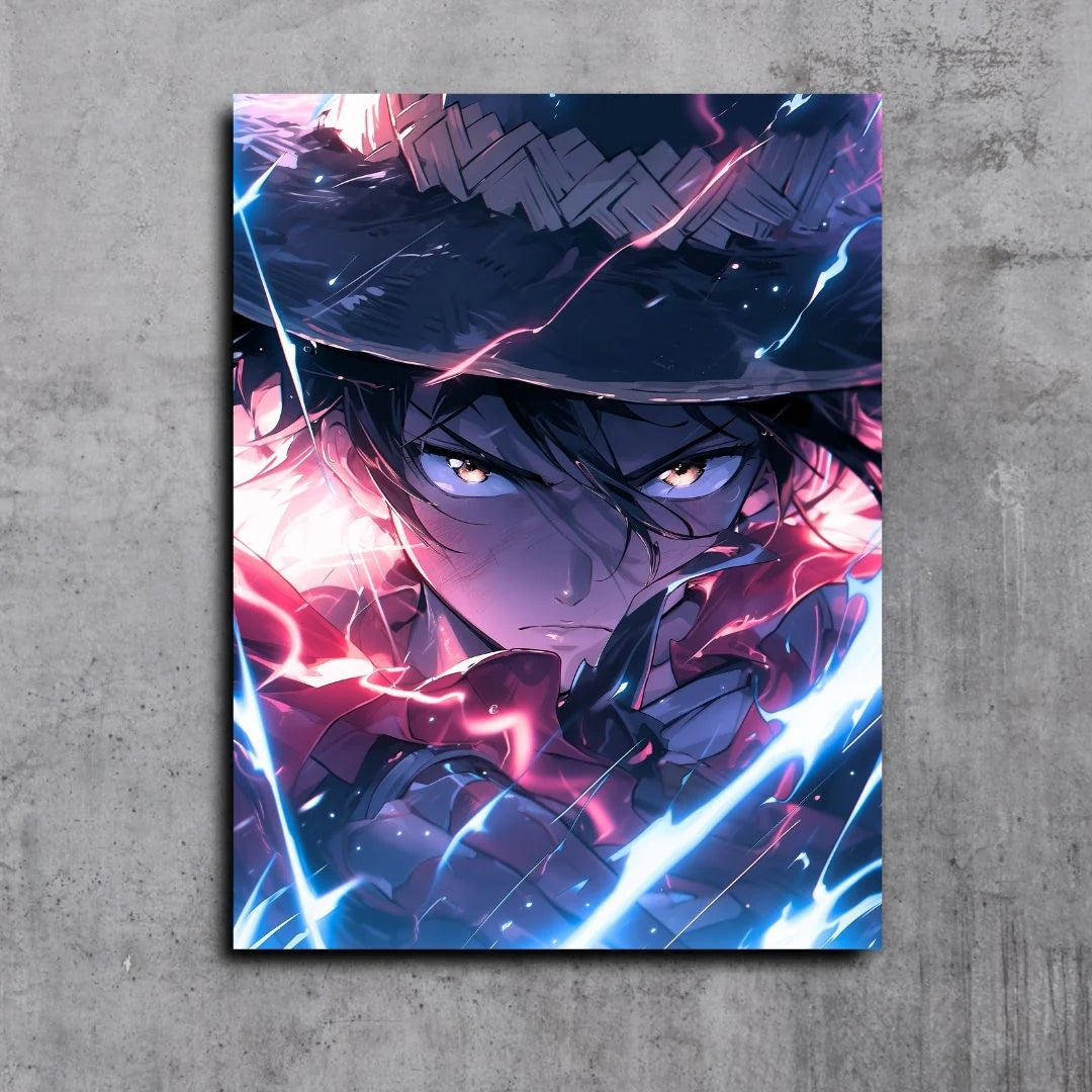 Luffy One Piece - Lightning Face
