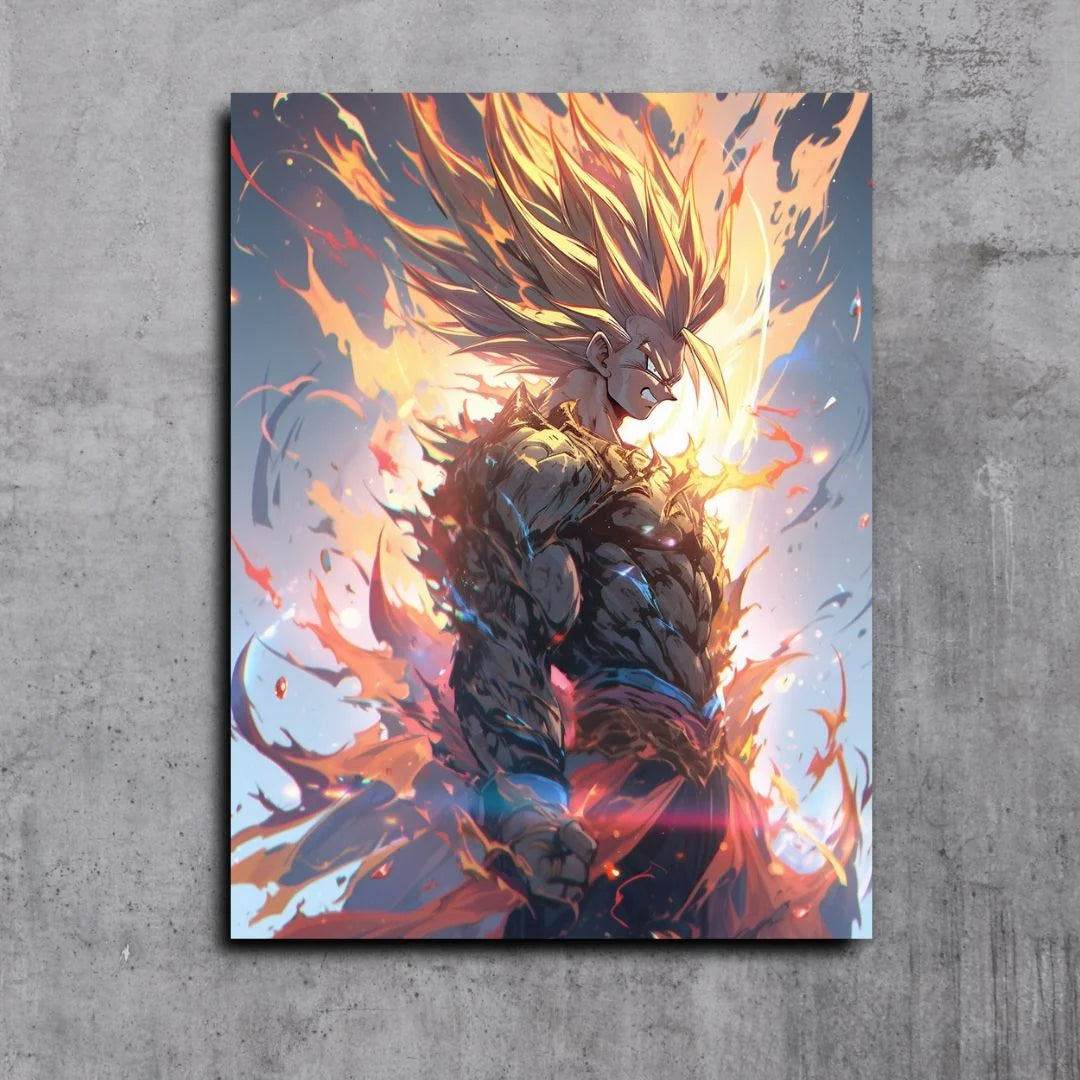 Goku Rainbow Saiyan Dragon Ball Z