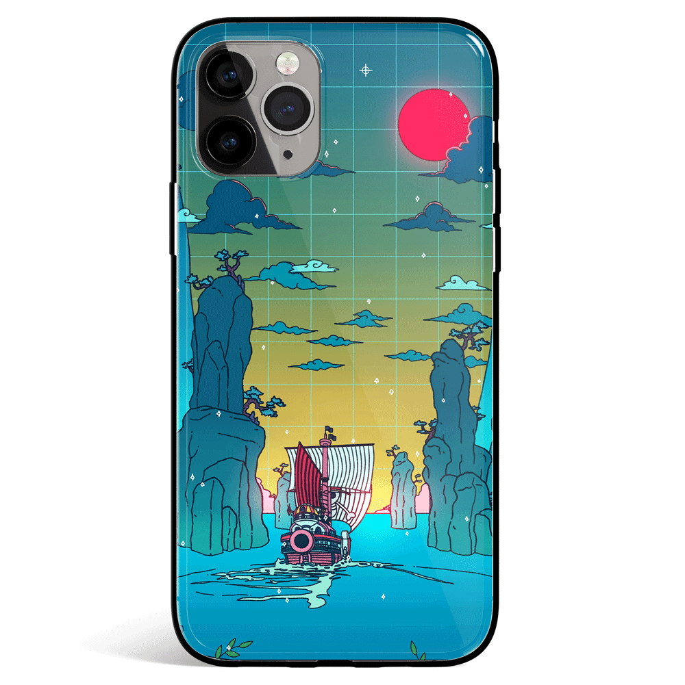 One Piece To the New World iPhone Tempered Glass Soft Silicone Phone Case