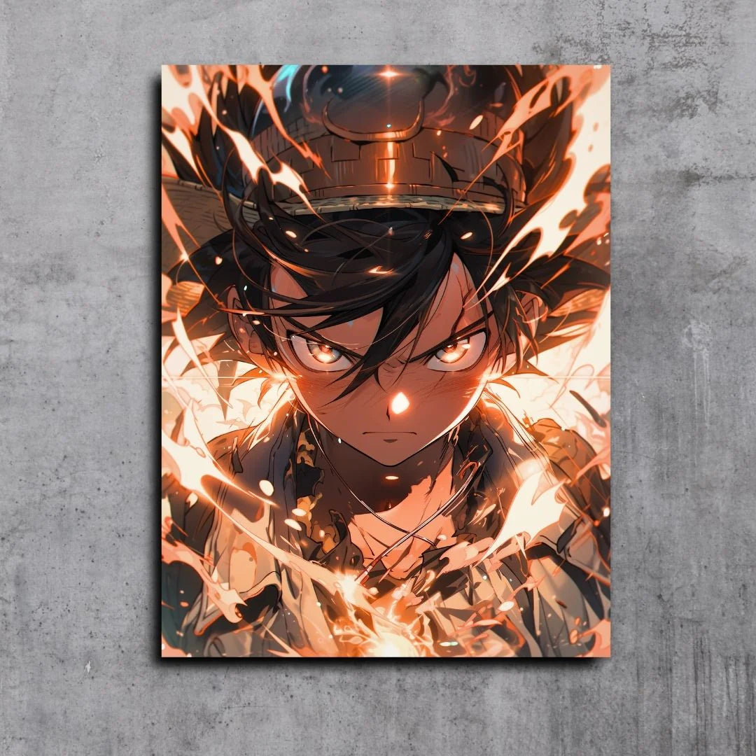 Luffy One Piece - Fire Face