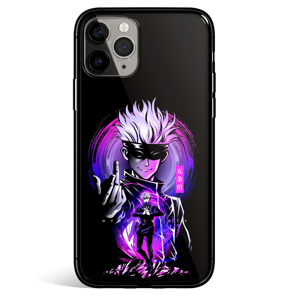 Jujutsu Kaisen Special Guide Teacher Tempered Glass Soft Silicone iPhone Case
