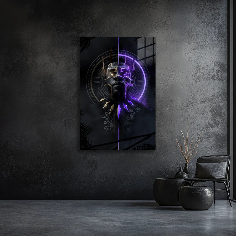 Wakanda Power – Black Panther Energy Metal Poster