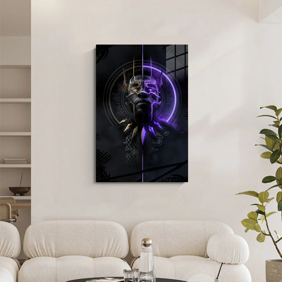 Wakanda Power – Black Panther Energy Metal Poster