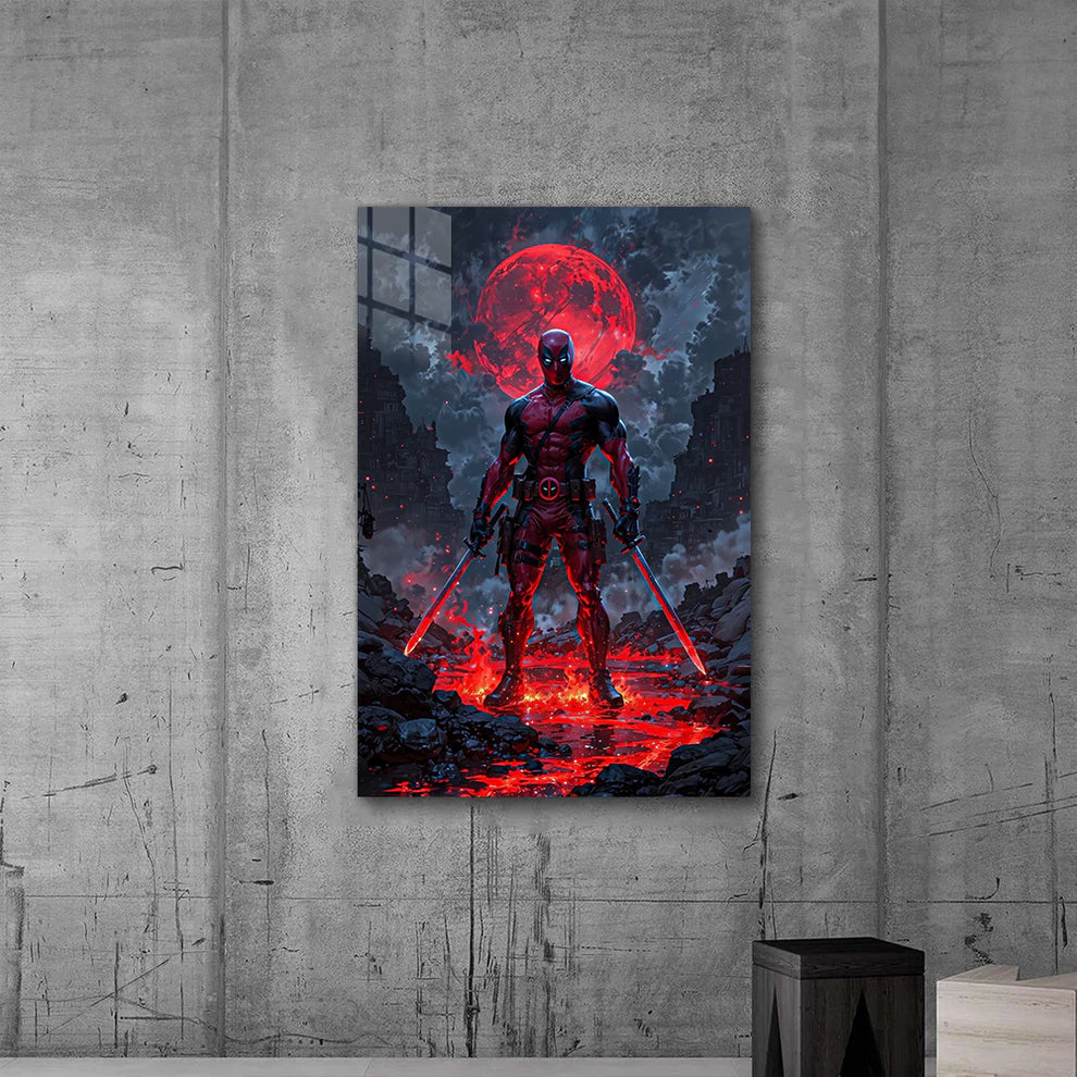 Deadpool: Blood Moon Mayhem – Epic Metal Print Poster