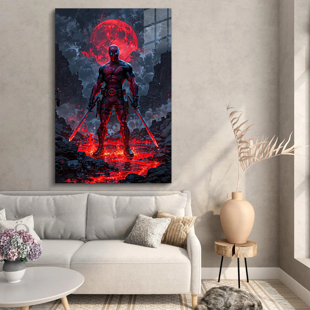 Deadpool: Blood Moon Mayhem – Epic Metal Print Poster