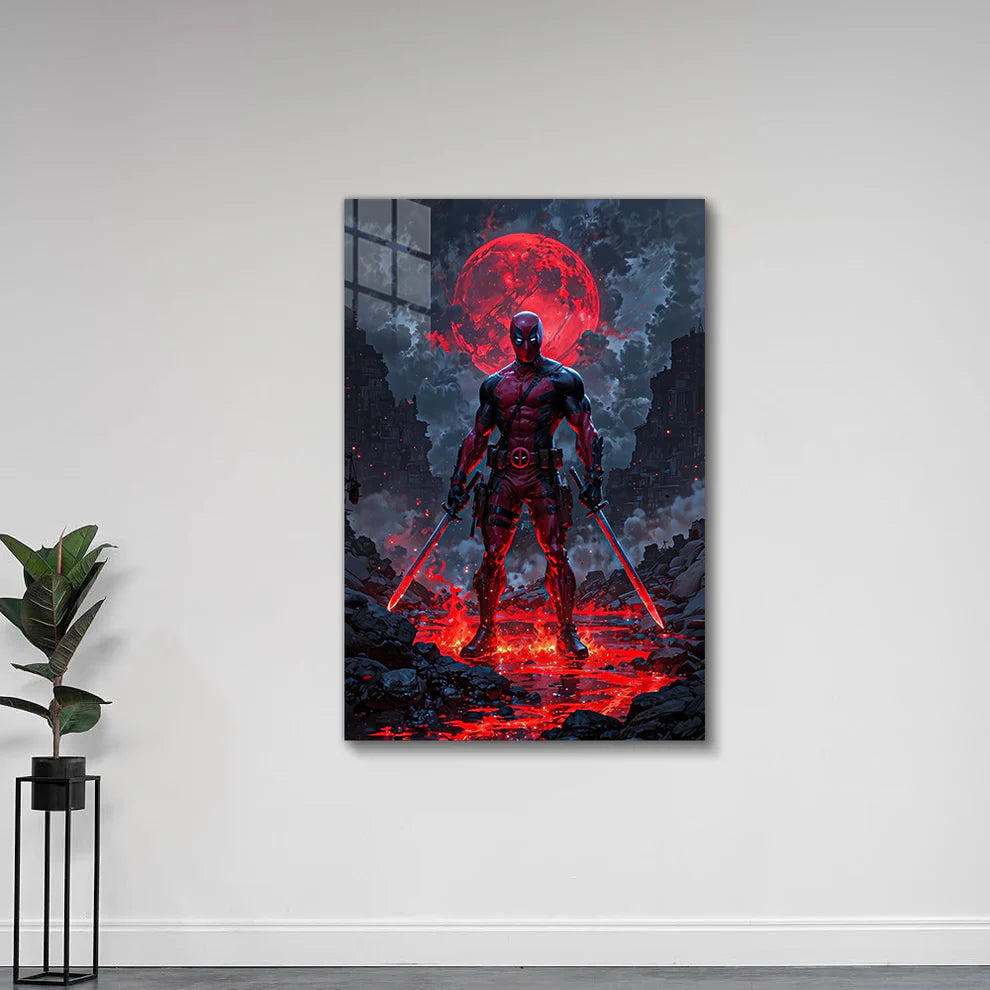 Deadpool: Blood Moon Mayhem – Epic Metal Print Poster
