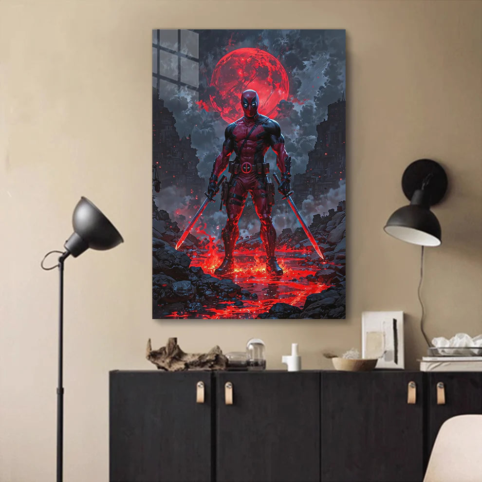 Deadpool: Blood Moon Mayhem – Epic Metal Print Poster