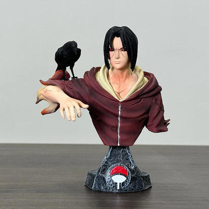 Itachi Uchiha with Crow Bust 15cm