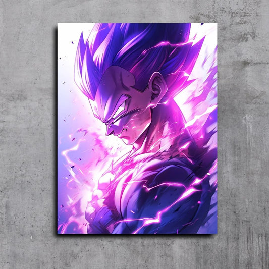 Vegeta Dragon Ball - Purple Light