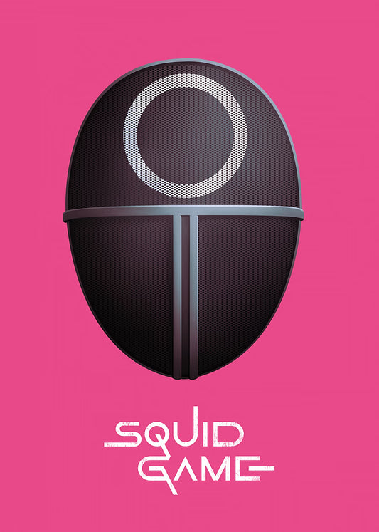 circle guard Mask - Squid Game Metal Poster
