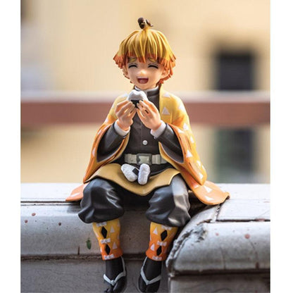 Zenitsu Agatsuma Sitting Action Figure 15cm