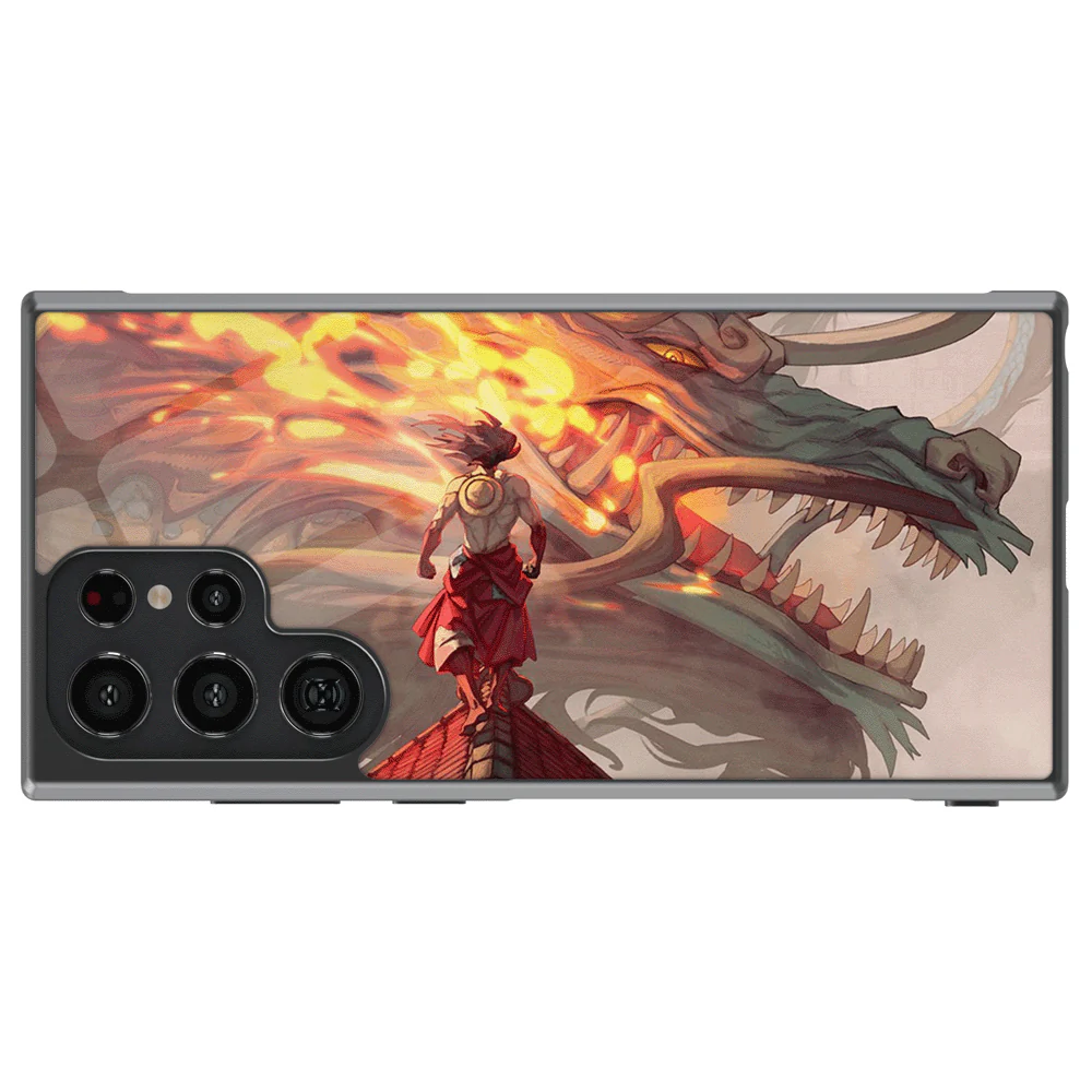 One Piece Luffy vs Kaido Eastern Dragon Samsung Phone Case