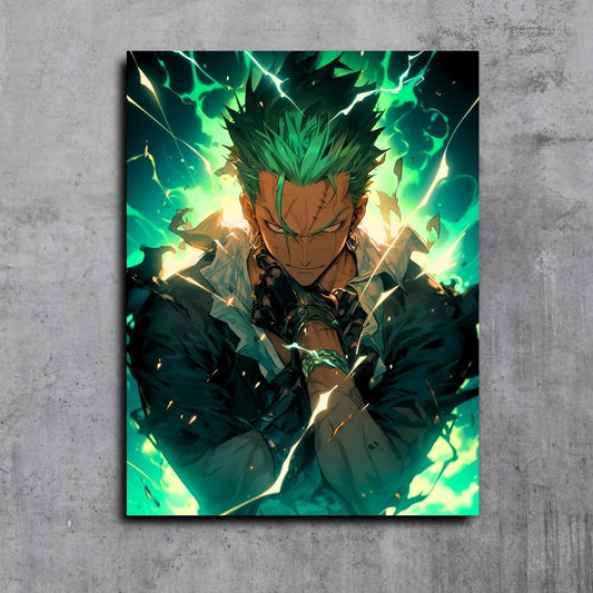 Zoro One Piece - Green Face