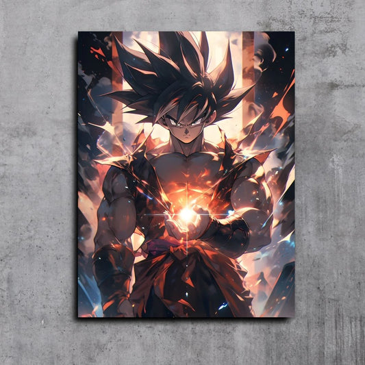 Goku with Energy Bomb - Dragon Ball Z