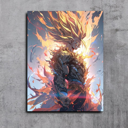 Goku Rainbow Saiyan Dragon Ball Z