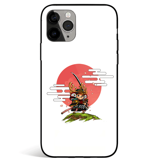 One Piece Warrior Chopper iPhone Tempered Glass Soft Silicone Phone Case