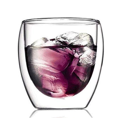 Double Walled Borosilicate Glass Cup for Tea Coffee