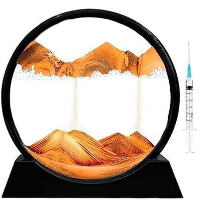 3D Sand Art Decor Picture Glass Liquid Wall Painting