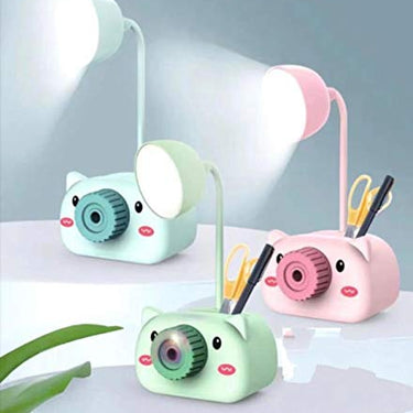 Night Lamp with Pencil Sharpener Pen Stand Mobile Stand