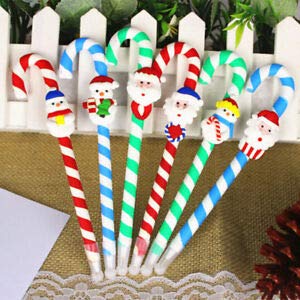 Christmas Ballpoint Ball Pen Walking Stick Decoration Decor Multi Purpose