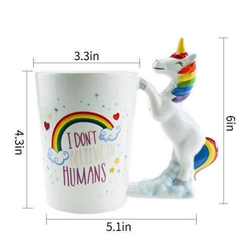 Unicorn Mug 3D Creative Art Coffee Mug Ceramic Cups