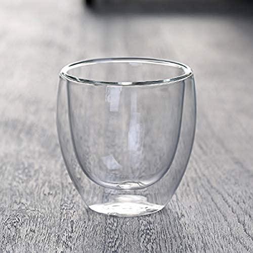 Double Walled Borosilicate Glass Cup for Tea Coffee