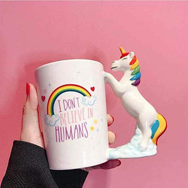 Unicorn Mug 3D Creative Art Coffee Mug Ceramic Cups