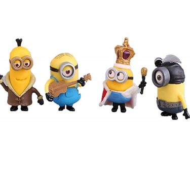 Minion Toy, Mini Action Figurines for Kids - 10 Pcs (Yellow)