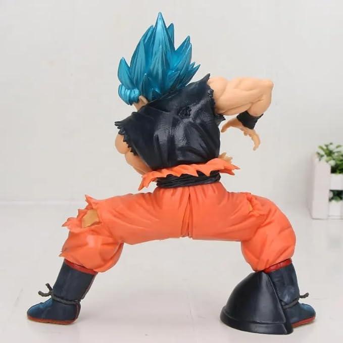 DBZ Goku Super Saiyan Blue Hair 19cm Action Figure