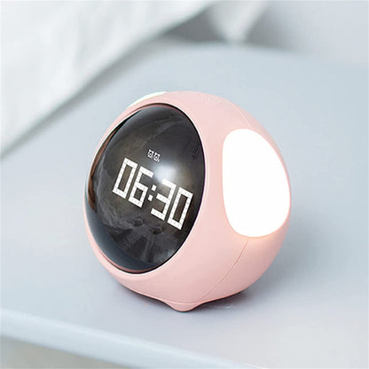 Emoji Alarm Clock Night Light Lamp Dual Alarm Setting Digital Clock