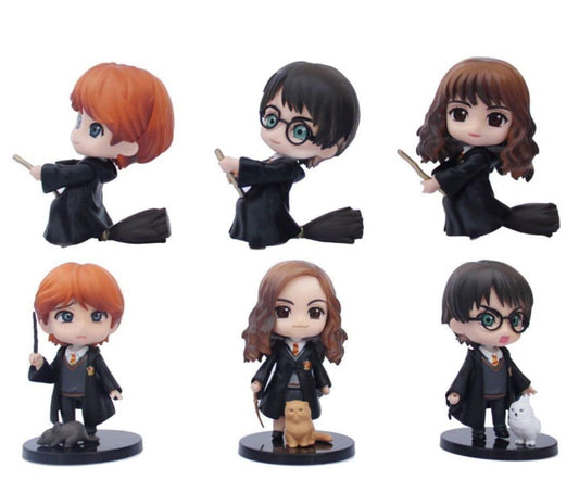 Harry Potter 6pcs Set 8cm Action Figure