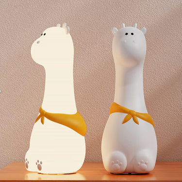 Silicone Cute Giraffe Table Lamp Color Changing Rechargeable