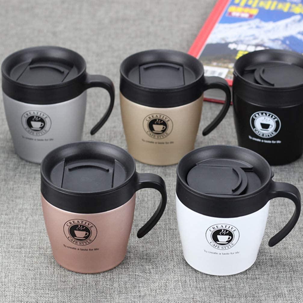 Double Walled Vacuum Stainless Steel Coffee Mug 330ml