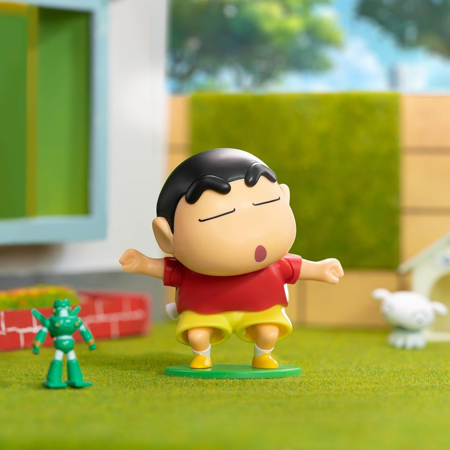 52TOYS BLIND BOX ShinChan Dynamic Shin Life, Mystery Box, Collectible Wind-up Toy Desktop Decoration, Gift for Christmas