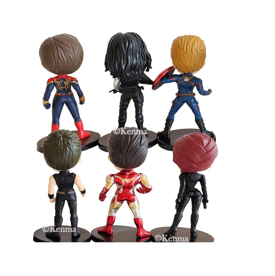 Avengers 6pcs Set Action Figure 10cm