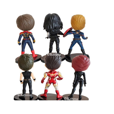 Avengers 6pcs Set Action Figure 10cm