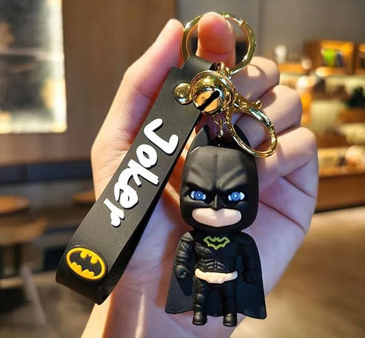 Batman Black Blue Eyes 3D Keychain  (12 Pieces in Packet)