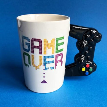Antique Ceramic Mugs – Game Controller Handle Coffee Mug