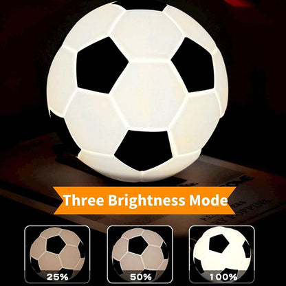 Silicon LED Football Night Lamp USB Rechargeable