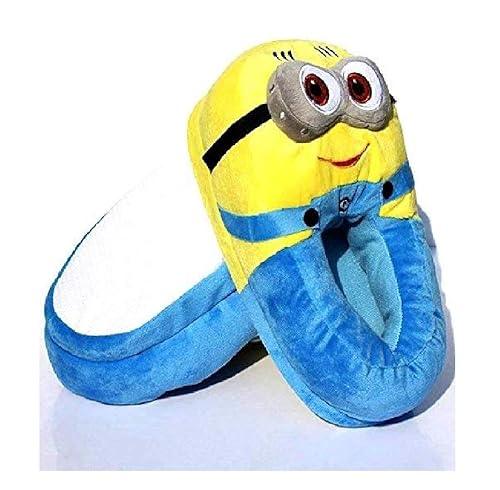 Minion Shoes Indoor Free Size Soft Plush Unisex Attractive Warm Indoor Shoes