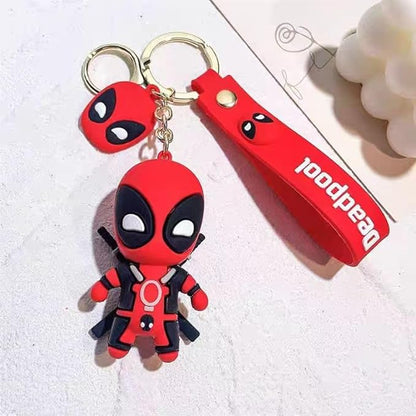 Black Deadpool 3D Keychain