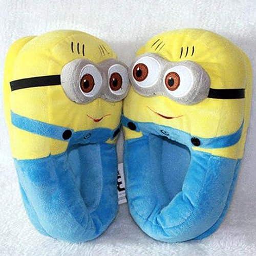 Minion Shoes Indoor Free Size Soft Plush Unisex Attractive Warm Indoor Shoes