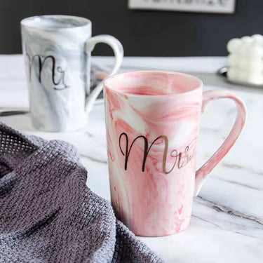Mr and Mrs Couple Coffee Mug (Long Mr Mrs)