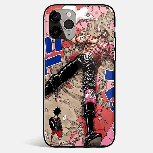 One Piece Anime Luffy Tempered Glass Soft Silicone Phone Case