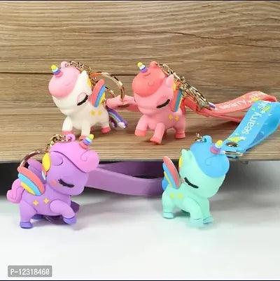 Unicorn 4 Design Set 3D Keychain (12 Pieces in Packet)