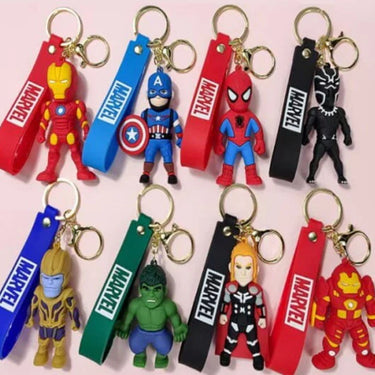 Avengers 8 Design Set 3D Keychain (12 Pieces in Packet)