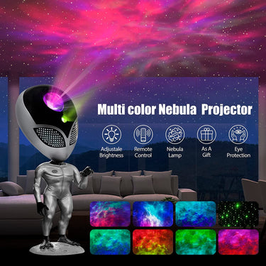 Alien Galaxy Light Projector for Bedroom with Remote Control