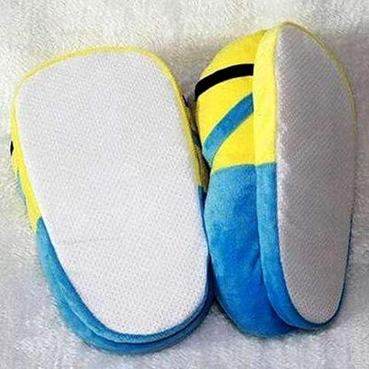 Minion Shoes Indoor Free Size Soft Plush Unisex Attractive Warm Indoor Shoes