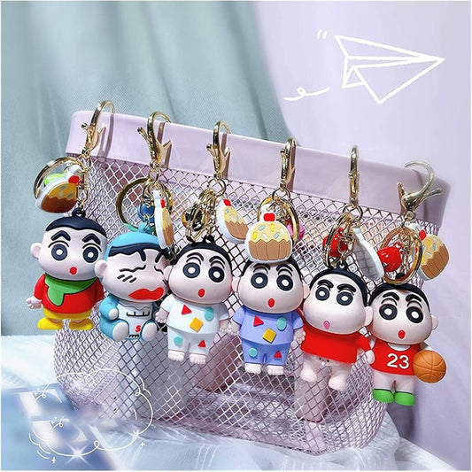 Shinchan 6 Designs Set 3D Keychain Any One